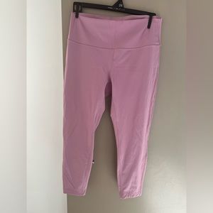 Lululemon Wunder Under High Rise 25” Size 12 (Pink)